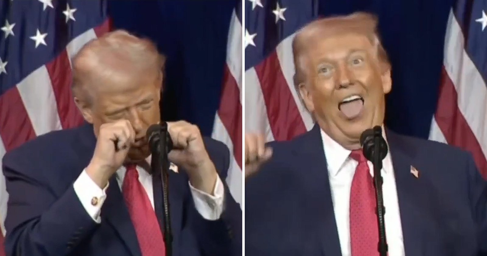 Trump verejne zosmiešňoval transrodových športovcov. Ľudia sú z jeho prejavu v šoku, mysleli si, že ide o AI